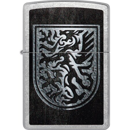 Zippo 2024 Zippo Dragon Shield Design, Street Chrome ZIP-48730